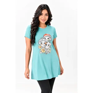 Essentials Mushroom Friends Long Tee – Morning Green
