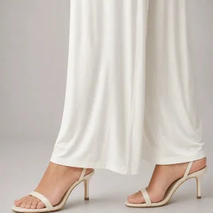 Soft-Drape Wide-Leg Pants