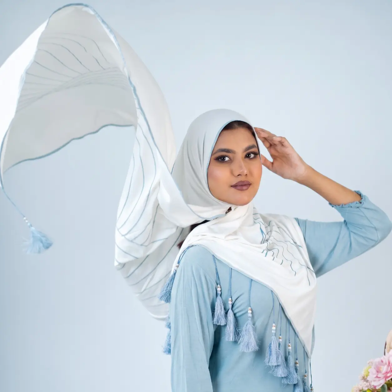 Linear Wave Dupatta - Image 3